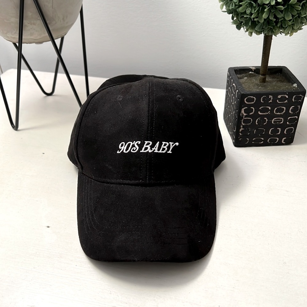 Brand new suede baseball hat